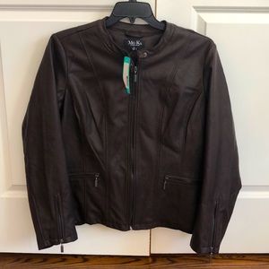 Faux Leather Jacket